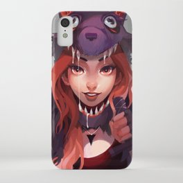 Wolf Girl iPhone Case