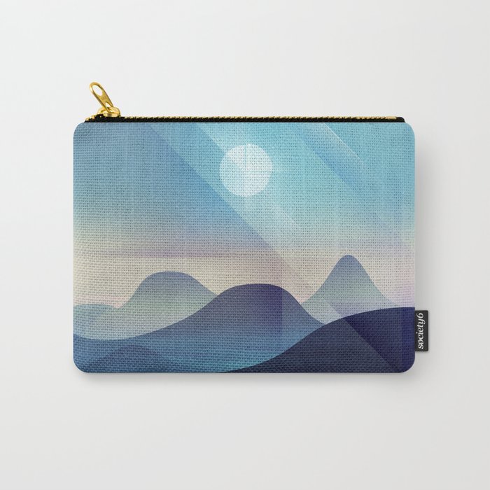 Northern Lights Abstract Carry-All Pouch