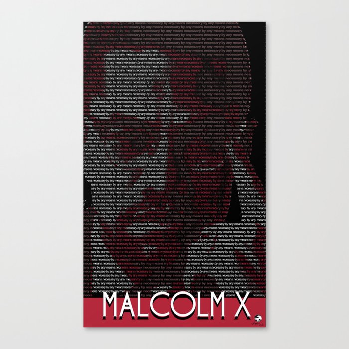 Malcolm x Canvas Print