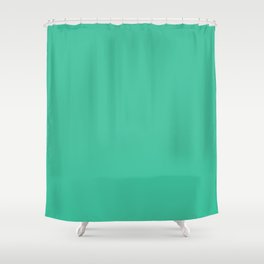 Jadeite Teal Shower Curtain