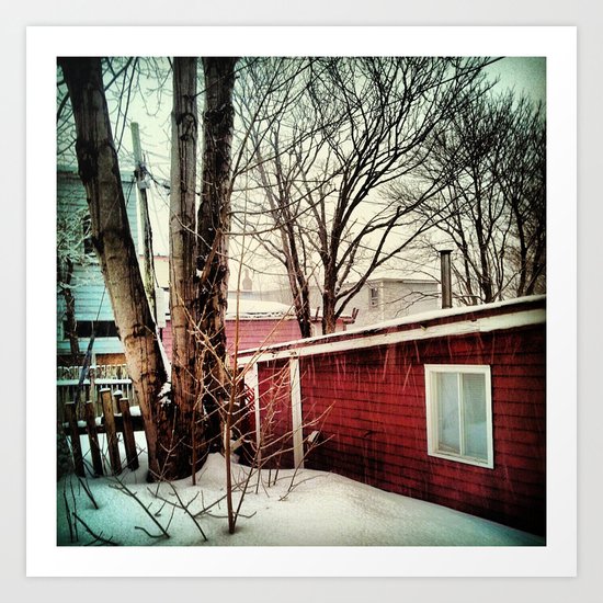 Winter Won't Quit Art Print