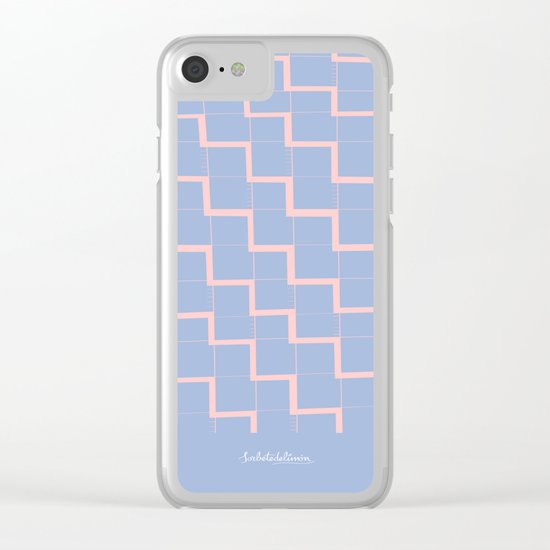 BLUEZIGZAG Clear iPhone Case