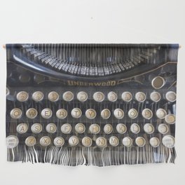 Vintage Typewriter Wall Hanging