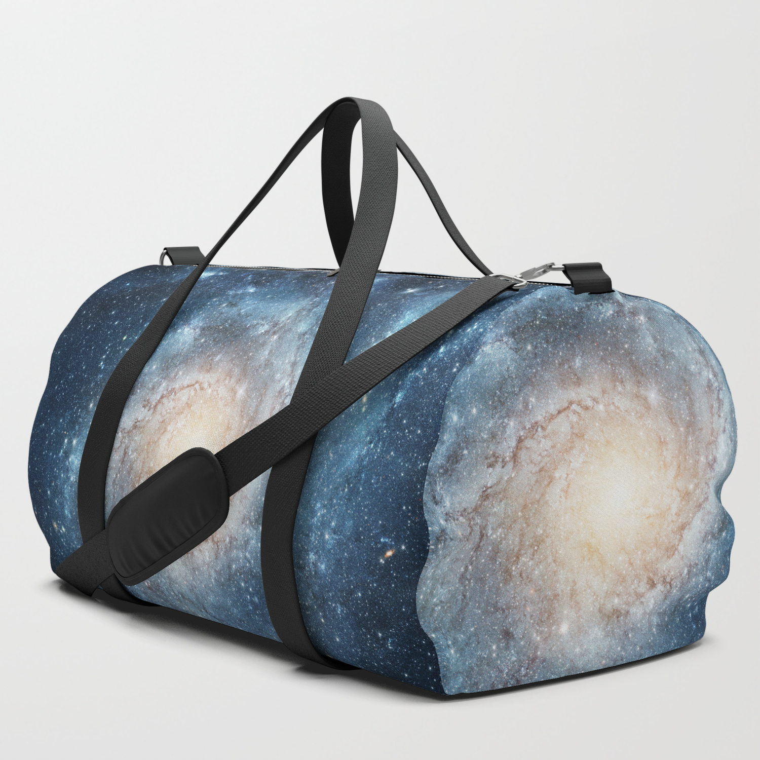 Spiral Galaxy Duffle Bag by space99