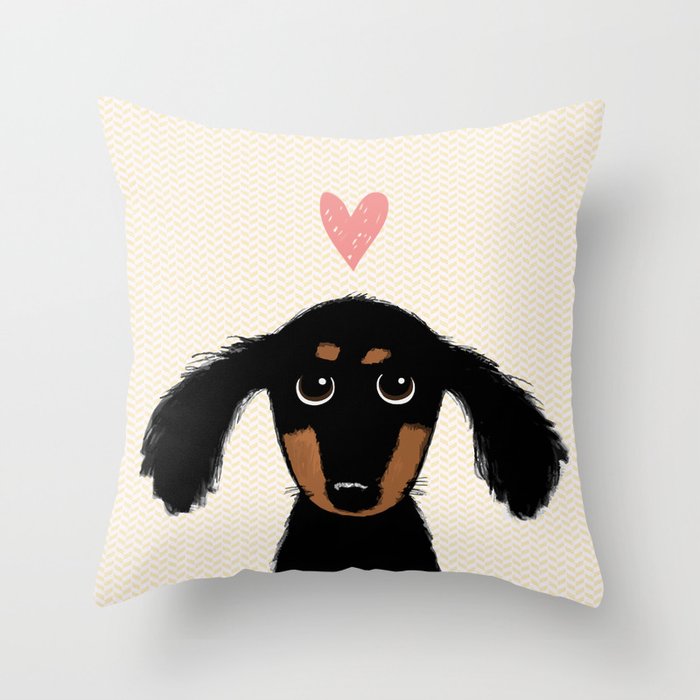 wiener dog neck pillow