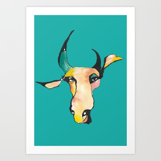 cow Art Print