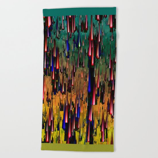 Raining Fiesta Beach Towel