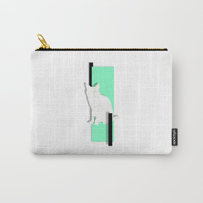 Marble Cat Carry-All Pouch