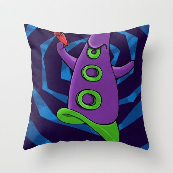 Taking On The World. Throw Pillow