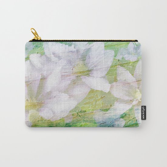 Vintage Soft Pastel Floral Carry-All Pouch