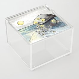 Mouse House in the Moonlight Acrylic Box