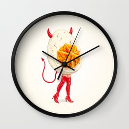 Deviled Egg Pin-Up Wall Clock