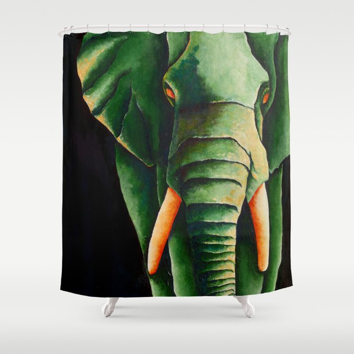 Green with Envy Shower Curtain