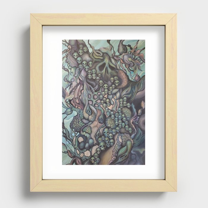 I Know You're There Recessed Framed Print