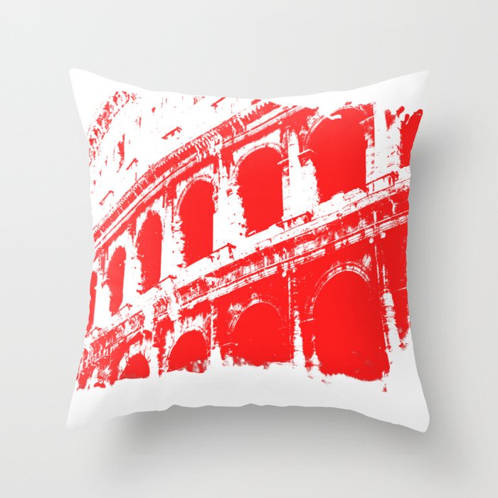 Way of the Warrior - Roman Colosseum Throw Pillow
