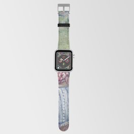 Young Peasant Girls Resting in the Fields near Pontoise Apple Watch Band