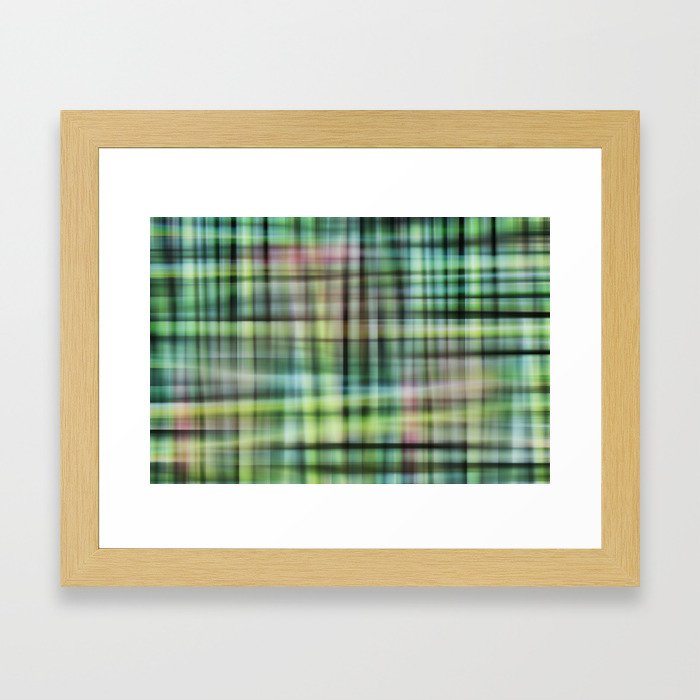 Modern Scottish Tartan Plaid Pattern Framed Art Print