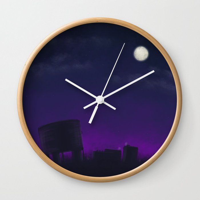 Nightscape Wall Clock