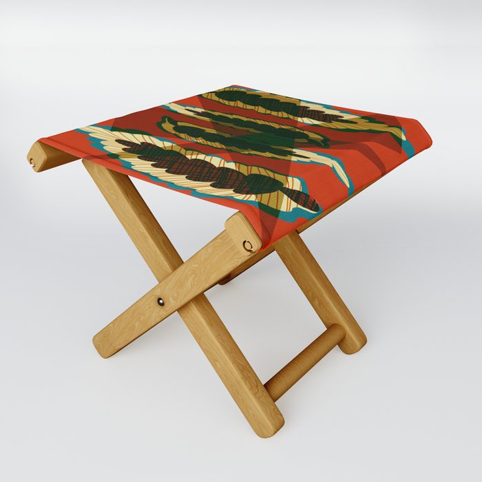 Orange for the Children Folding Stool