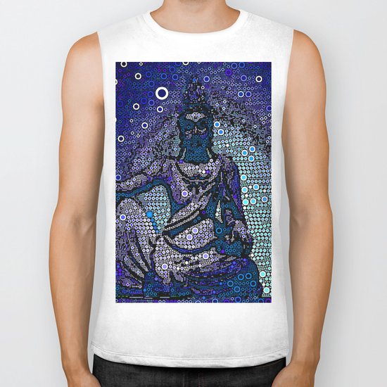 CHINA CONTEMPLATION ON ANTIQUITY Biker Tank