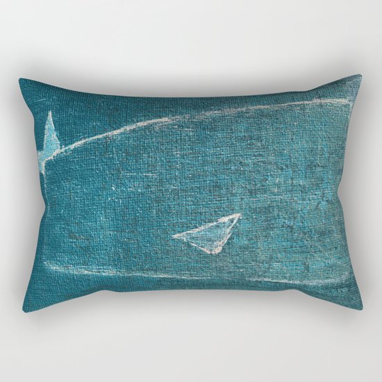 The Simple Whale Rectangular Pillow