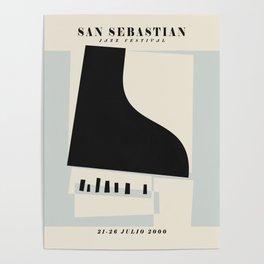 Vintage poster-Jazz festival-San Sebastian. Poster
