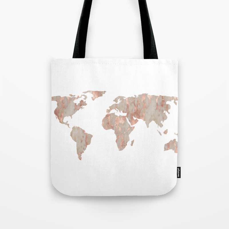 rose gold shimmer bag