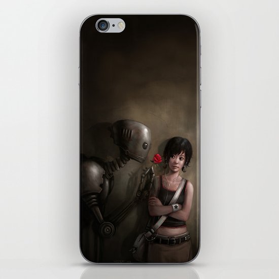 Robot In Love iPhone & iPod Skin