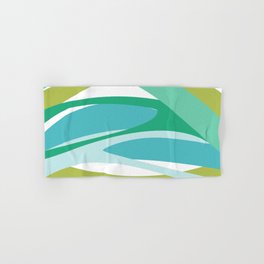 Aqua Green Waives  Hand & Bath Towel