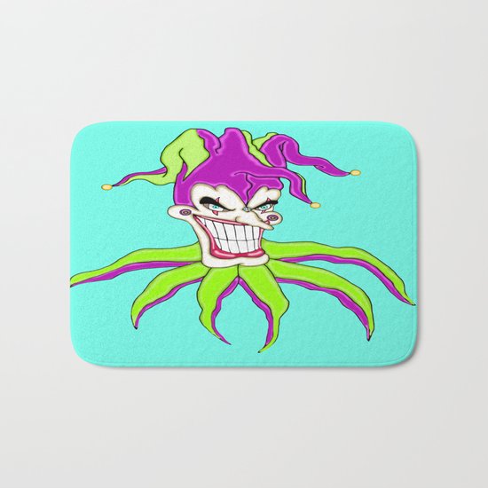 Jester Clown Bath Mat