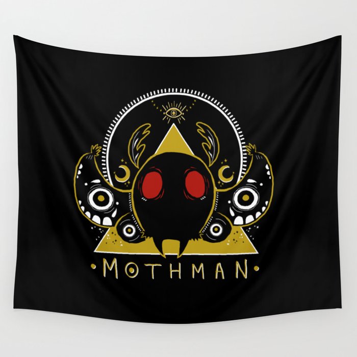 The Mothman  Wall Tapestry