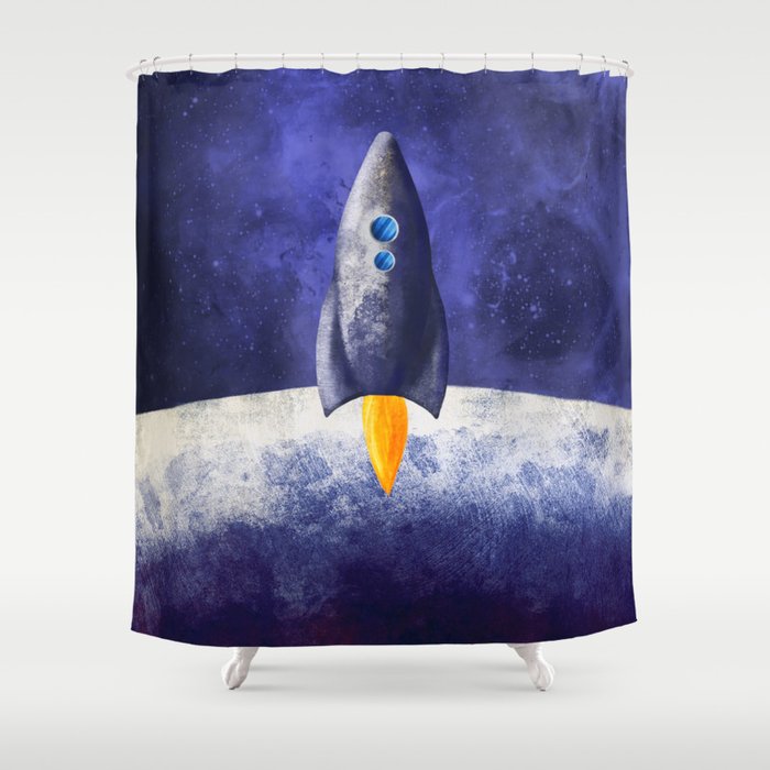 To The Stars Shower Curtain