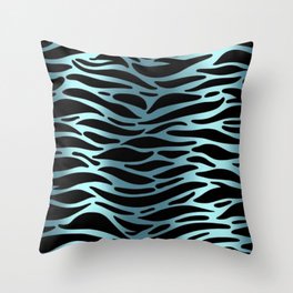 Azules en degrade Throw Pillow