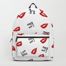 love bites valentines Backpack | Vampire, Love, Suck, Scary, Valentines, Graphicdesign, Valentine, Halloween, Pattern, Digital 