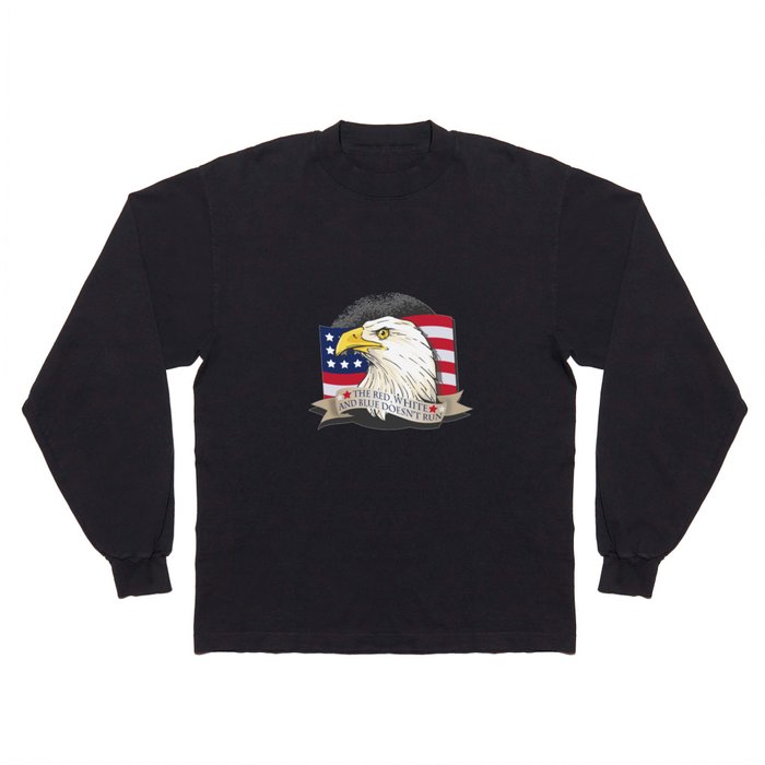 American Patriot Eagle Long Sleeve T Shirt
