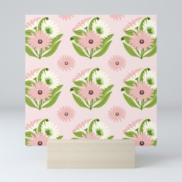 Pink Daisy Delight Mini Art Print