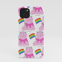 Gay Pride Kermit iPhone Case