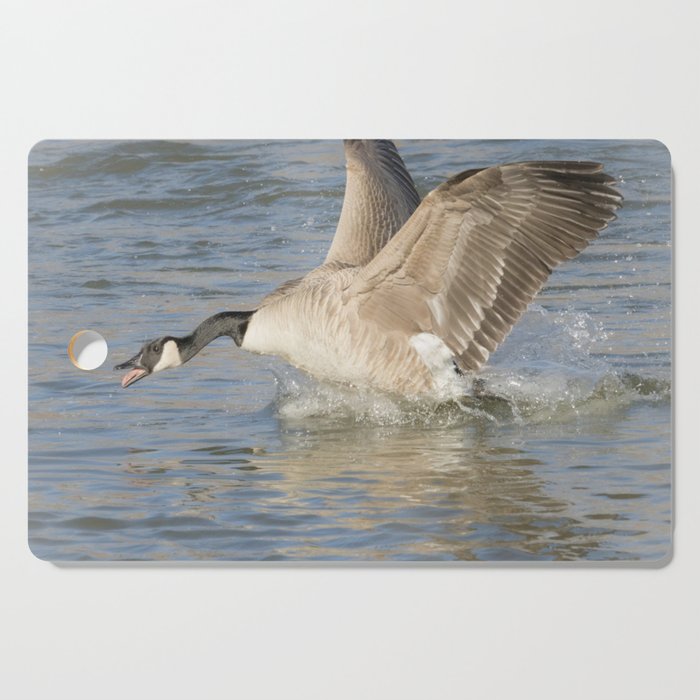 Canada Goose At The River Cutting Board