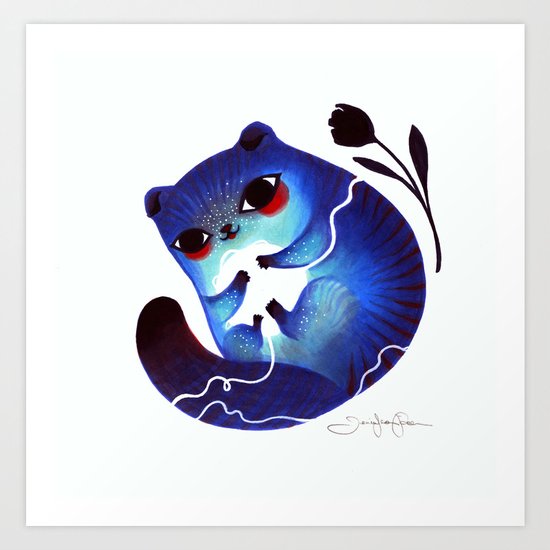 The Power of the Yarn Ball Art Print