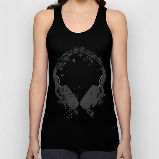 Art Headphones V2 Unisex Tank Top