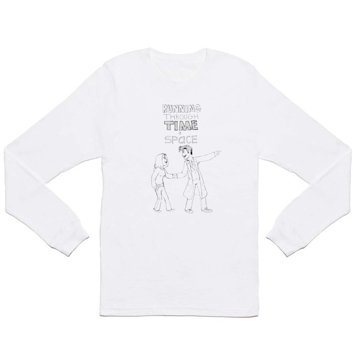 RUNNING THOUGH TIME AND SPACE Long Sleeve T Shirt