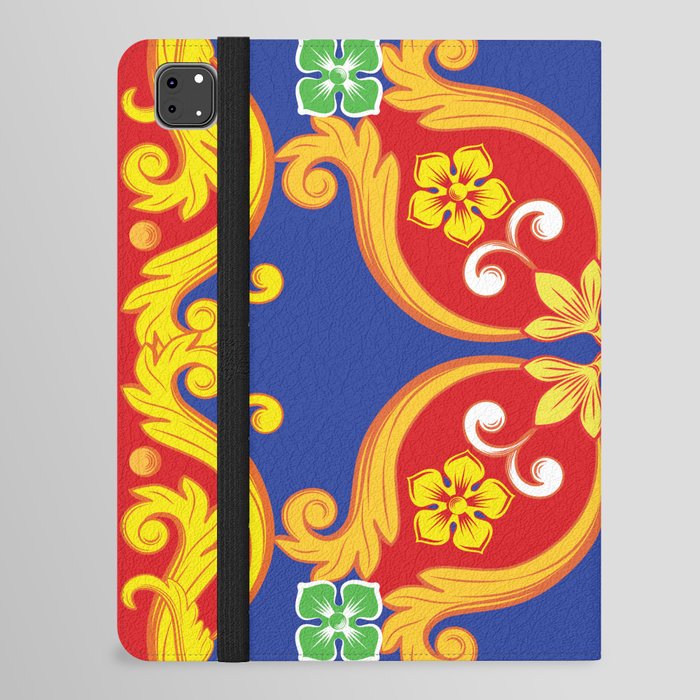 Sicilian Baroque Tile iPad Folio Case