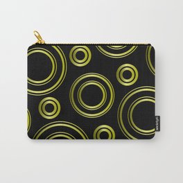 gold circles Carry-All Pouch