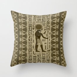 Egyptian Re-Horakhty  - Ra-Horakht  Ornament Throw Pillow