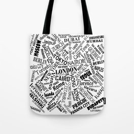 CITIES OF THE WORLD Tote Bag