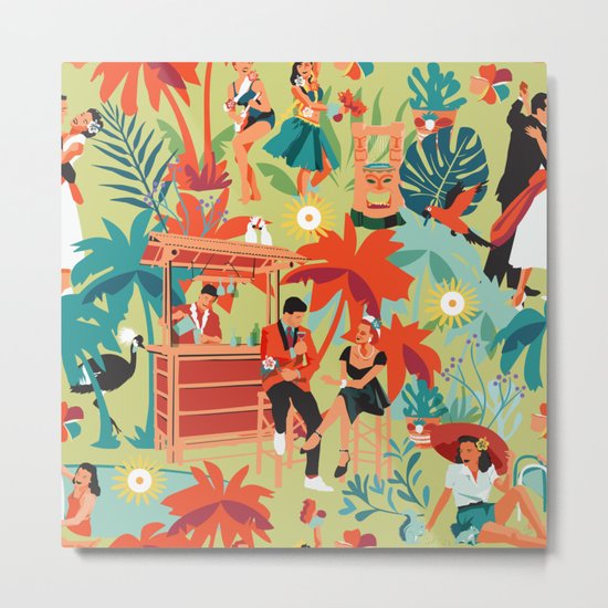 Resort living Metal Print