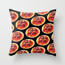 16x16 I Love Meatballs Designs By JAC Probably Thinking About Meatballs Throw Pillow Multicolor 