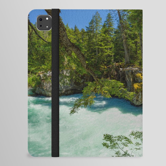 Cheakamus River Waterfall - Whistler, British Columbia, Canada iPad Folio Case