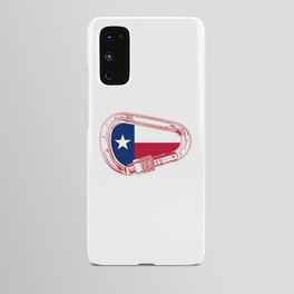 Texas Flag Climbing Carabiner Android Case