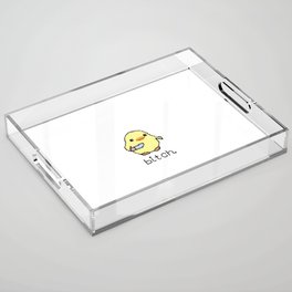 Chick meme - High Quality Acrylic Tray